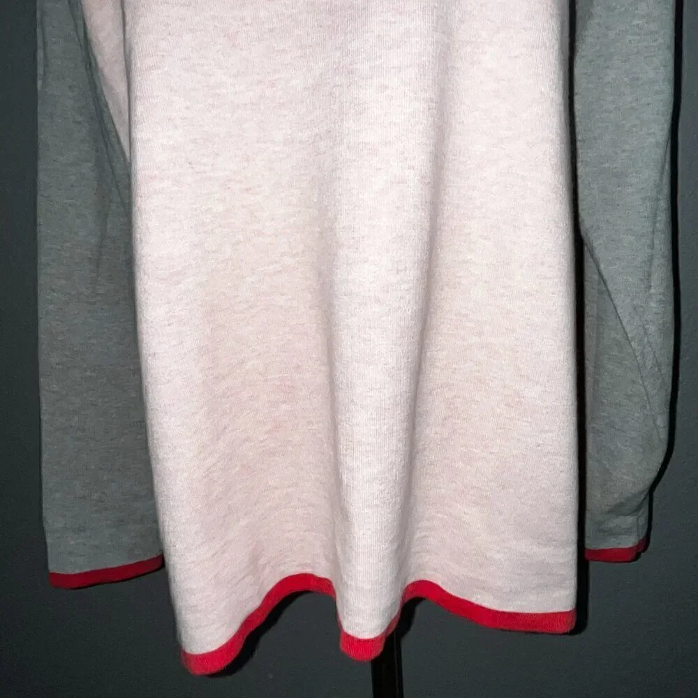 Peter Millar JULIA Women's Color-block Crew Neck Pullover Sweater -NWOT - Size L